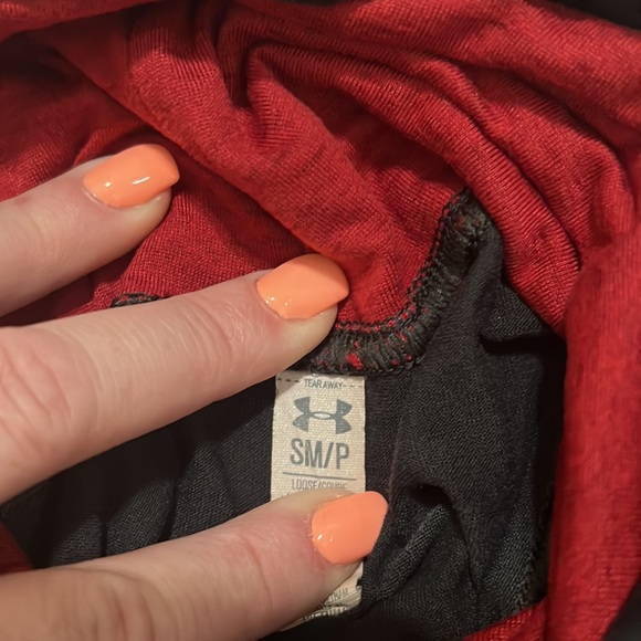 Stanford long sleeve tee Under Armour size small loose turtleneck w drawstring - Picture 8 of 8